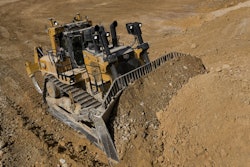 The new Cat D10 dozer offers up to 4% less fuel consumption than the previous model.