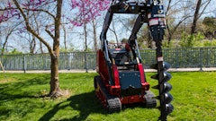 Danuser Mini Skid Steer Mounted Ep Auger System