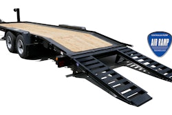 Shown above is a Drop Deck I FT-20 I with the Air Ramp Slider Track System.