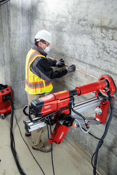 Wall discount coring machine