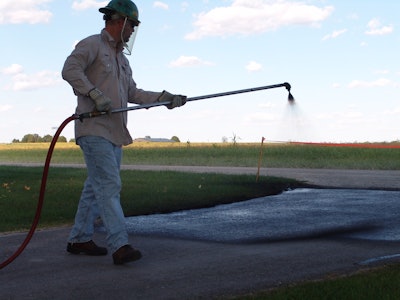 As a contractor, you are preserving your clients pavement. Do the same for yourself and wear protective clothing while spraying.