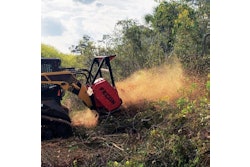 Randy R. Mitchem, Inc. is using a Fecon BLACKHAWK mulcher head such as the one shown to complete a variety of land clearing projects.