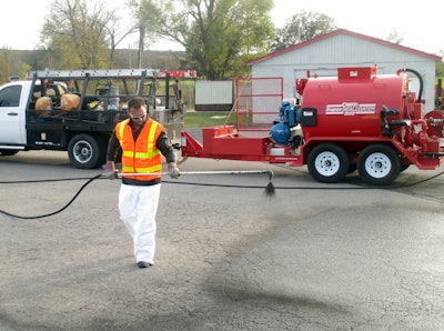 Using the correct spray tips on your sealcoating system will make a big difference in how the system performs as well as the overall quality of the application and results you get.