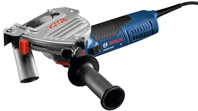 The GWS13-52TG Tuckpointing Grinder and Dust Guard