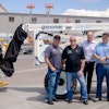 Alden Equipment Inspecting The First Snorkel A46 Jrt In The Order With Members Of The Snorkel Team In Henderson, Nevada (see Press Release For Full Caption)