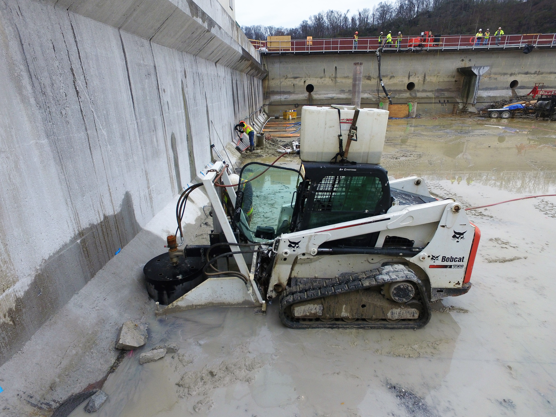 How a Concrete Saw Became Mounted on a 