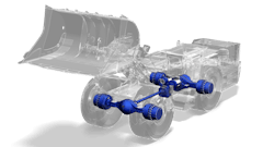 Dana Underground Loader With E Powershift Transmission