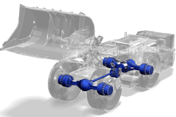 Dana Underground Loader With E Powershift Transmission