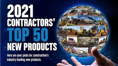 For Construction Pros presents the 2021 Contractors' Top 50 New Products.