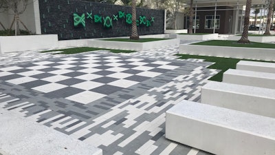 Using Concrete Pavers to Create a Safe Retail Plaza