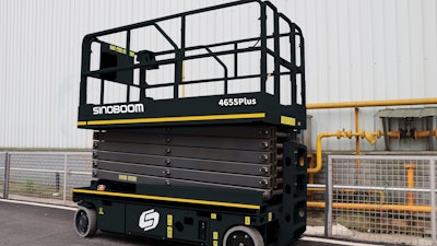 The Sinoboom 4655E Plus scissor lift.