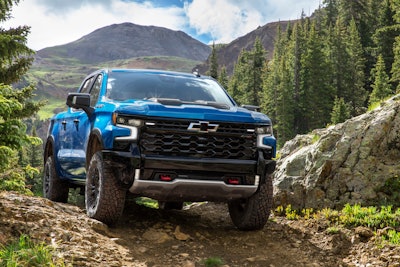 New flagship Chevrolet Silverado ZR2 delivers next-level off-road capability with front and rear e-lockers and Multimatic DSSV dampers.
