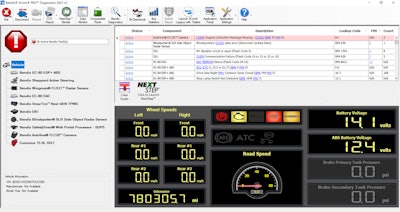 Bendix A Com Pro Main Screen