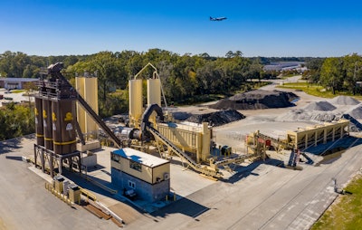 The new Savannah location was right at the approach of a major international airport so C.W. Matthews worked closely with Astec on the building of that plant to avoid any issues.