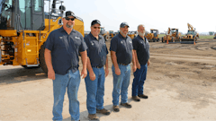 From left to right: Mike Sundberg, Jason Kouba, Paul Seidel and David Somerville are all longtime service technicians at the RDO Equipment Co. store in Grand Forks, ND.