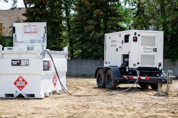 The TransCube has multiple feed and return ports to fuel as many as three pieces of equipment simultaneously, making it a versatile auxiliary fuel tank.