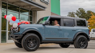 The Sunbelt Rentals First Edition for Our Heroes Sweepstakes is a fundraiser to support the Veterans Programs provided by the Gary Sinise Foundation. The sweepstakes prize was a 2021 fully loaded, first edition Ford Bronco.