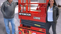 (On Left) Winner - Roger Roberson, Arrow Lift Rentals (On Right) – Sarah Bolich, Arrow Lift Rentals