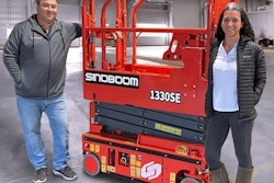 (On Left) Winner - Roger Roberson, Arrow Lift Rentals (On Right) – Sarah Bolich, Arrow Lift Rentals