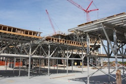 UFI is responsible for creating the shell for the structure. In that capacity, surveyors appreciated the speed and ease of use of the Topcon GT-503V robotic total station.