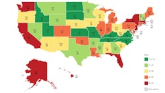 This graphic shows the overall highway performance of the state highway systems using 2019 and 2020 data.