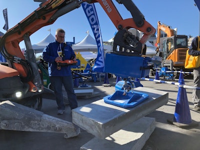 The PHD units -- with customizable mounting options for forklifts, small cranes, compact excavators and skid steers --are designed to handle materials such as concrete, marble, granite, metal, steel, iron and thick plastic close to the ground.