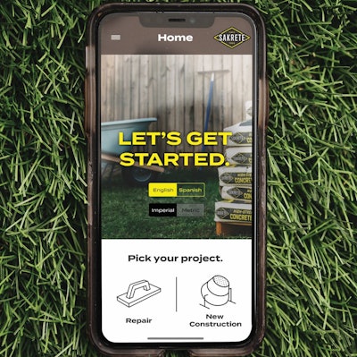 New Sakrete App