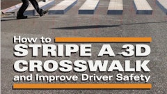How To Stripe A 3 D Crosswalk