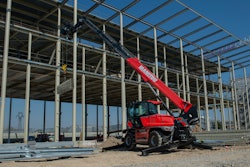 If the maximum material weight is equal to or below the load chart weight for the areas the operator needs to reach with the materials, that particular telehandler should be capable of successfully completing the lift.