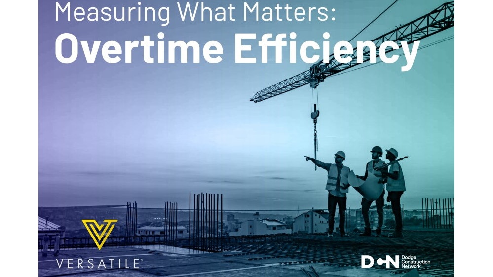 Measuring Construction Activity and AI Analysis Can Control Overtime