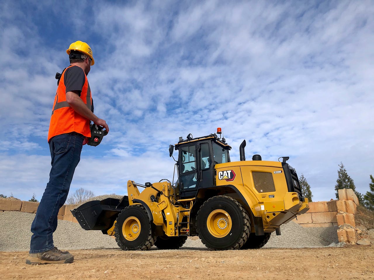 Caterpillar offers a full range of remote-controlled and autonomous solutions under the its Cat Command suite of products.
