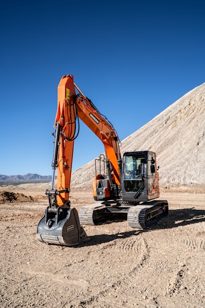 Doosan Introduces New DX140LCR-7 Excavator at WOC From