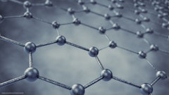 Graphene consists of a layer of carbon atoms that is one atom thick. The unique design allows it to be one of the strongest materials in the world, with a tensile strength more than 100 times stronger than steel.