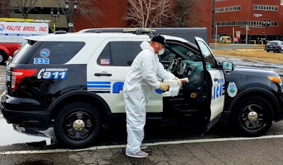 Because of the COVID-19 challenge, Ross pivoted and added a sanitation service for his customers.