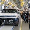 The first 2022 GMC Hummer EV Pickup Edition 1 exits Factory ZERO in Detroit and Hamtramck, MI. VIN 001 was auctioned in March 2021 at the Barrett-Jackson Scottsdale auction for $2.5 million to benefit the Tunnel to Towers Foundation.