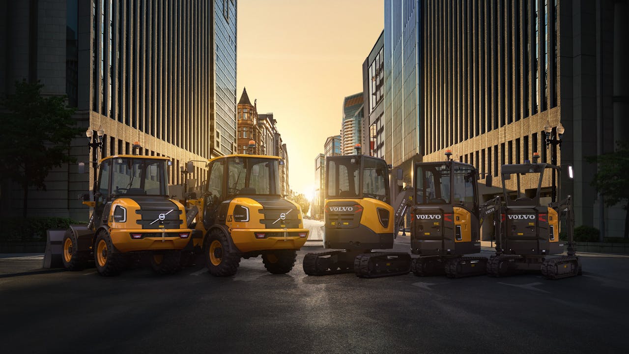 Volvo CE is leading the charge in the battery electric vehicle (BEV) sector with five compact, battery-powered construction options in the lineup, including the L20 Electric and L25 Electric wheel loaders; and the ECR18 Electric, E18 Electric and ECR25 Electric compact excavators.