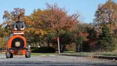 A stand-on blower will provide the most airflow, have the best maneuverability and one operator can do the job of several workers with backpacks.