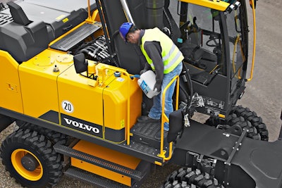 Fill the fuel and DEF tanks at the end of each day to minimize the risk of water ingress into the fuel system.