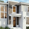 Hardie Architectural Panels Fine Sand Home Render