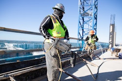To eliminate the imperfections in the pile caps, columns and barrier walls, DPR Construction used four Stinger electric flex shaft vibrators from Minnich Manufacturing on the jobsite.
