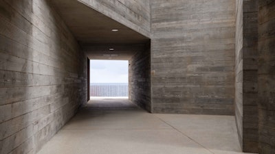 The Aldilonda promenade around Bastia fortress, Corse-du-Sud, France - a winner of the 2021 ACI Annual Excellence in Concrete Construction Awards.