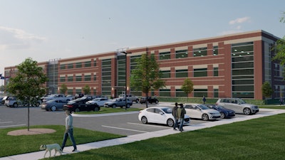 The Volvo Group announced today a $41 million investment in North Carolina’s Piedmont Triad to purchase and expand the building housing its U.S. Uptime Center (rendering shown above), which will now also serve as the new global headquarters for Volvo Financial Services (VFS).