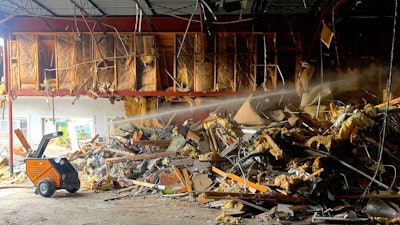 Demolition Contractor Controls Dust With Atomized Mist Technology
