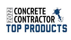 Concrete Contractor 2022 Top Products