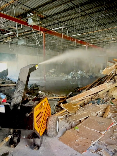 Demolition Contractor Controls Dust With Atomized Mist Technology