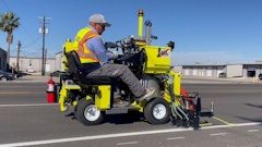 Pavement surfaces must be clean, debris free and dry before application as moisture on the surface can decrease the bonding ability.