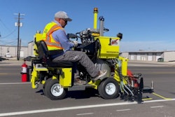 Pavement surfaces must be clean, debris free and dry before application as moisture on the surface can decrease the bonding ability.