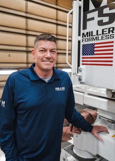 Joe Ouellette, president of Miller Formless Co.
