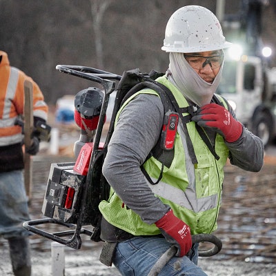 Milwaukee Tool MX FUEL Backpack Concrete Vibrator From Milwaukee