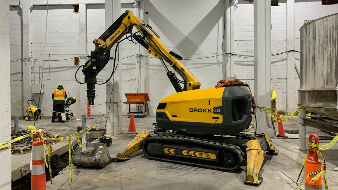 Protable Demolition Rig Remote-controlled Demolition Equipment Solves Challenging Helical Pier ...